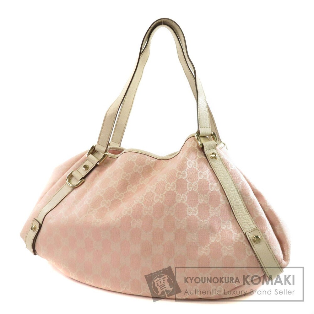 Gucci GG Canvas Abbey Hobo bag pink